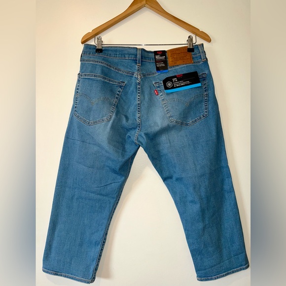 RARE LEVI’S 505 Cool Regular Cropped Denim Jeans - Picture 2 of 8